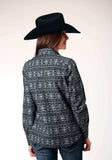 Roper Womens Long Sleeve Snap Aztec Stripe Western Shirt - Roper - Flyclothing LLC