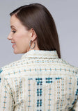 Roper Womens Long Sleeve Snap Vertical Aztec Stripe Western Shirt - Roper - Flyclothing LLC