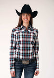 Roper Womens Long Sleeve Snap West Plaid Western Shirt - Roper - Flyclothing LLC