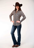 Roper Womens Long Sleeve Button Vintage Paisley Western Shirt - Roper - Flyclothing LLC