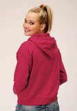 Roper Womens Knit Berry Pink French Terry Sweatshirt - Roper - Flyclothing LLC