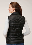 Roper Womens Down Parachute Blck Down Filled Vest - Roper - Flyclothing LLC