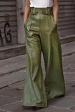 High Waist Wide Flare Pants - Trendsi - Flyclothing LLC