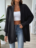 Open Front Long Sleeve Cardigan - Trendsi - Flyclothing LLC