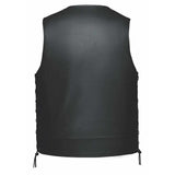 Rancher - Mens Ultra Leather Vest - Unik Just for Bikers - Flyclothing LLC