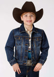 Roper Boys Denim Blue Jacket - Roper - Flyclothing LLC