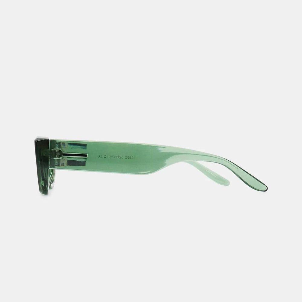 Polycarbonate Frame Rectangle Sunglasses - Trendsi - Flyclothing LLC