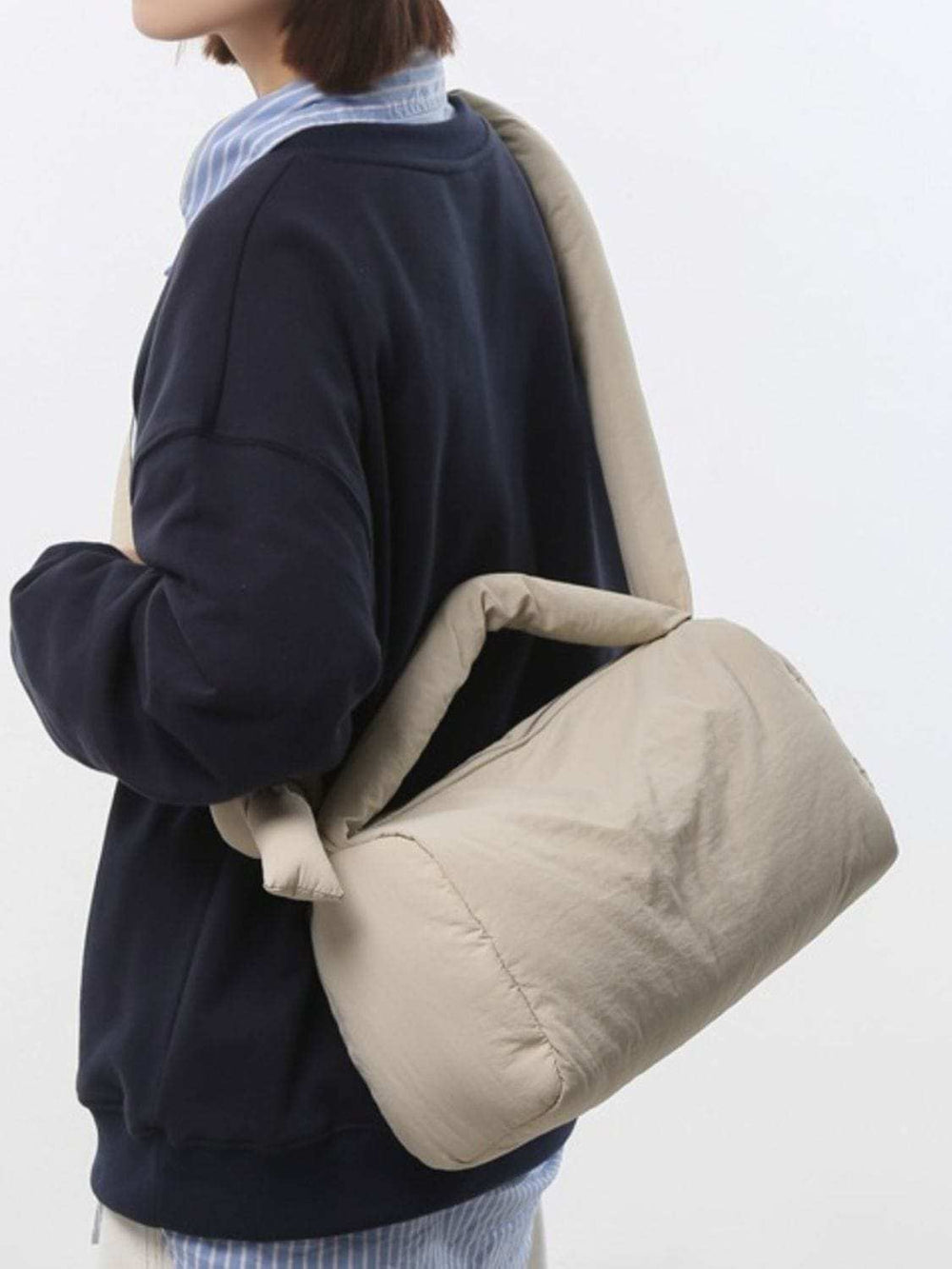 Puffy Nylon Medium Crossbody Bag - Trendsi - Flyclothing LLC