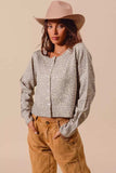 SO ME Two Tone Leopard Vintage Print Button Up Cardigan - Trendsi - Flyclothing LLC