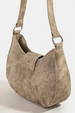 Fame Buckle Detail Hobo Shoulder Bag - Trendsi - Flyclothing LLC