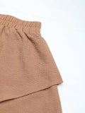 Perfee Tied Layered Shorts - Trendsi - Flyclothing LLC