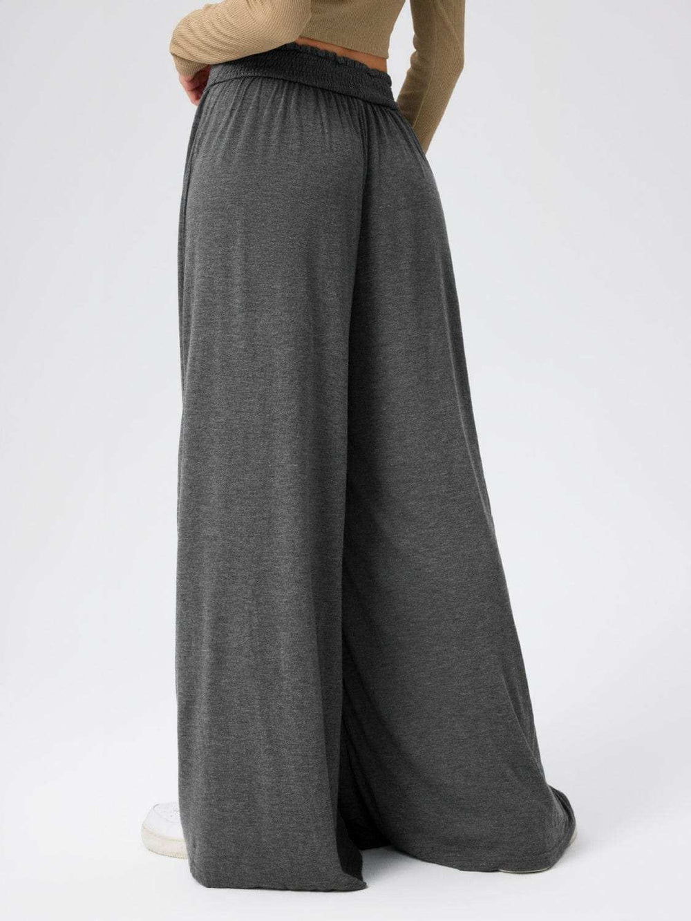 High Waist Wide Leg Pants - Trendsi - Flyclothing LLC
