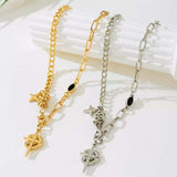 18K Gold-Plated Cross Pendant Necklace - Trendsi - Flyclothing LLC