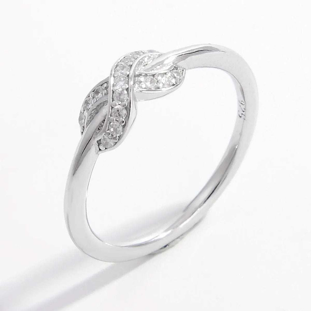 925 Sterling Silver Zircon Geometric Ring - Trendsi - Flyclothing LLC
