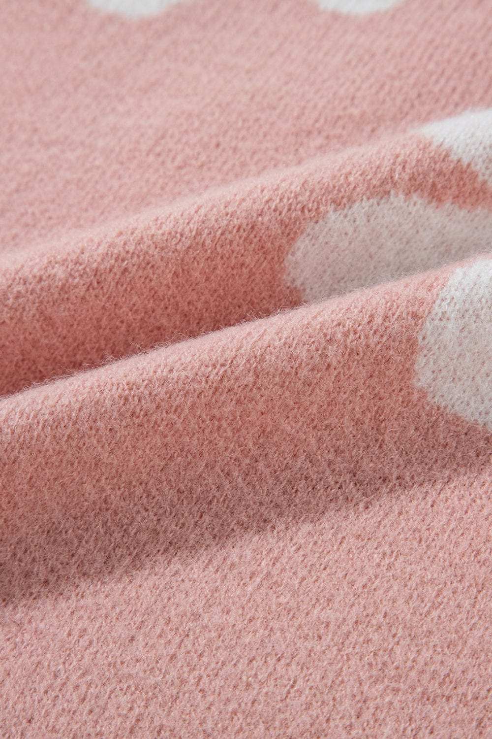 Pearl Trim Round Neck Short Sleeve Sweater - Trendsi - Flyclothing LLC