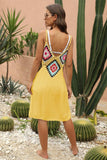 Geometric V-Neck Spaghetti Strap Cover Up Dress - Trendsi - Flyclothing LLC