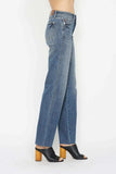 Judy Blue Full Size Tummy Control Straight Jeans - Trendsi - Flyclothing LLC