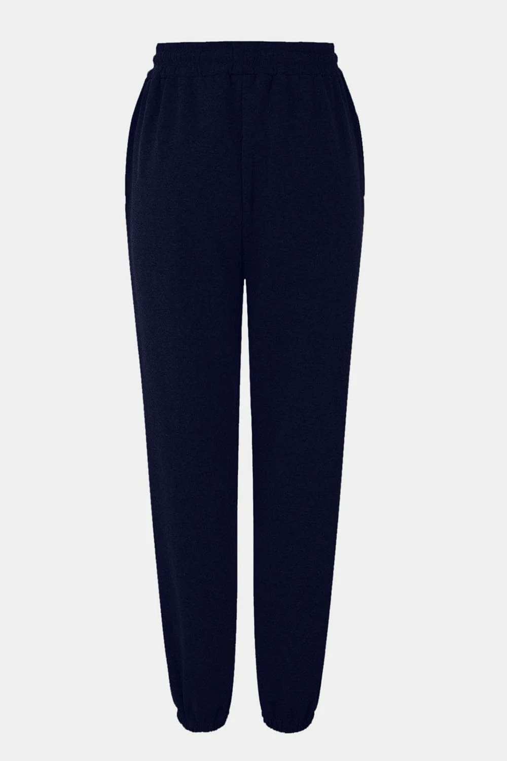 Elastic Waist Joggers with Pockets - Trendsi - Flyclothing LLC