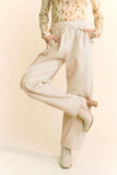 Davi & Dani Drawstring Wide Leg Sweatpants - Trendsi - Flyclothing LLC