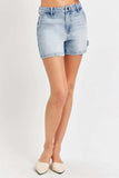 Risen Full Size High Rise Denim Shorts - Trendsi - Flyclothing LLC
