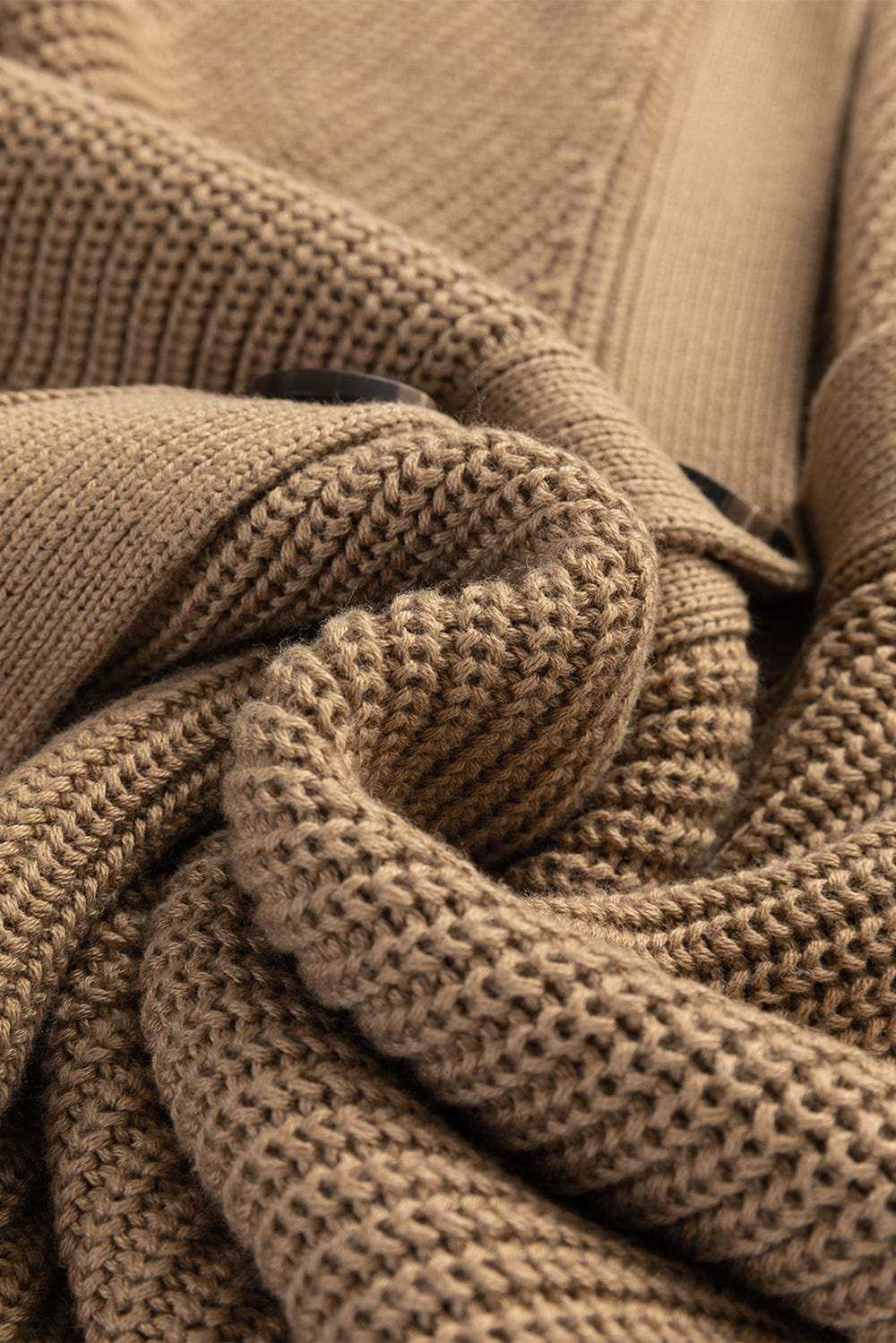 Button Up V-Neck Sweater Vest - Trendsi - Flyclothing LLC