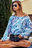 BiBi Tie Dye Print Terry T-Shirt - Trendsi - Flyclothing LLC