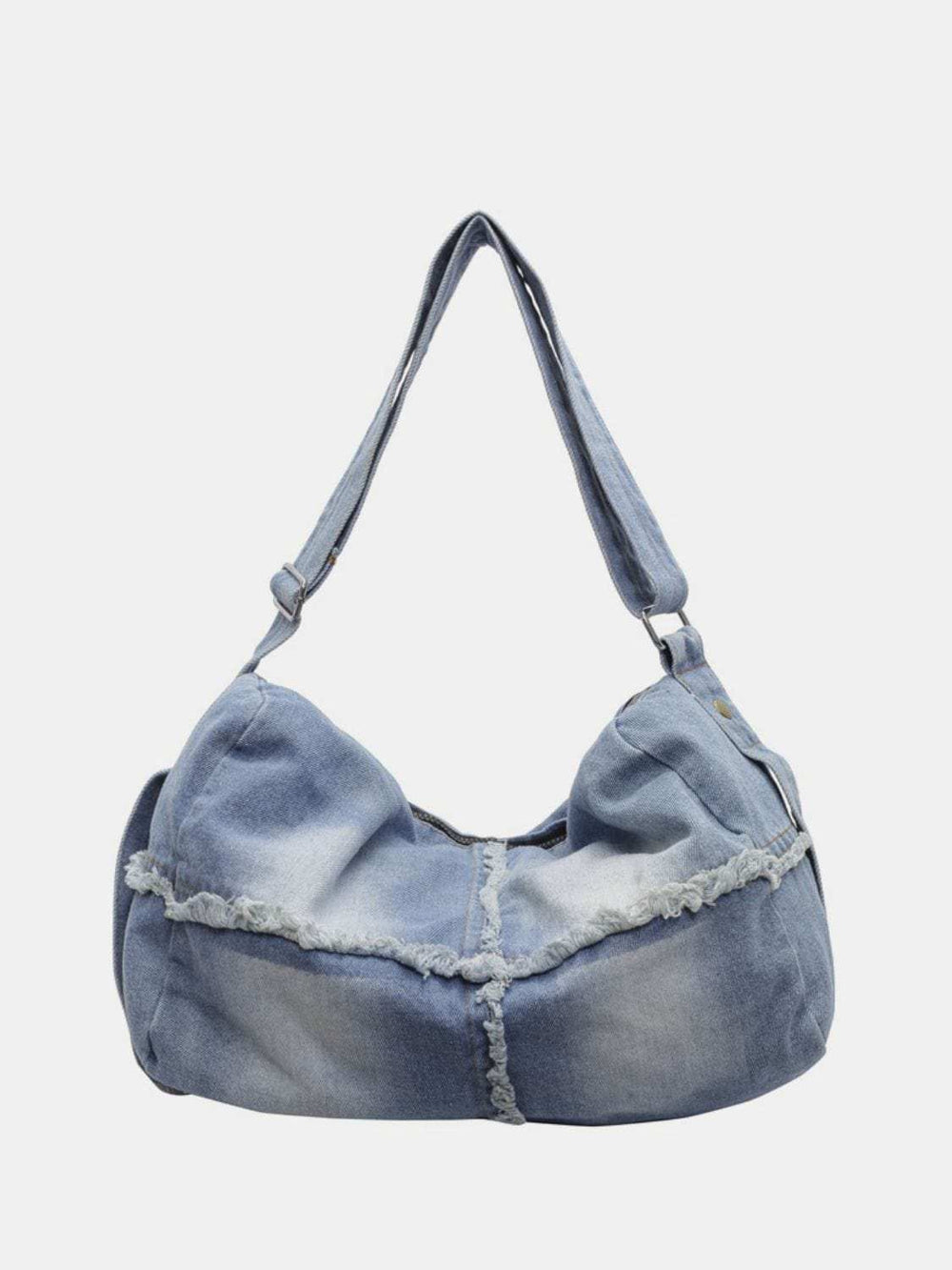 Raw Hem Gradient Crossbody Bag - Trendsi - Flyclothing LLC