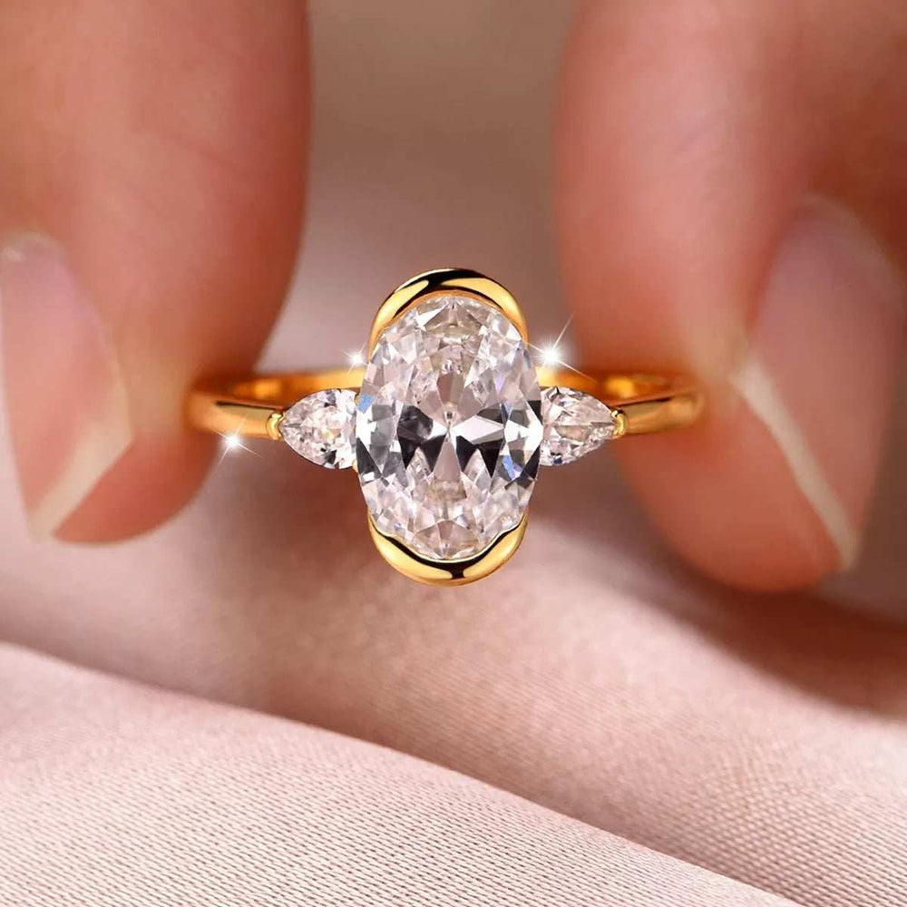 2.5 Carat Moissanite 925 Sterling Silver Ring - Trendsi - Flyclothing LLC