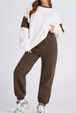 Drop Shoulder Loose Sweatshirt and Joggers Active Set - Trendsi - Flyclothing LLC