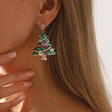 Christmas Tree Dangle Earrings - Trendsi - Flyclothing LLC