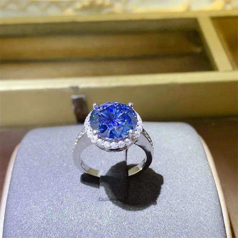 5 Carat Moissanite 925 Sterling Silver Ring - Trendsi - Flyclothing LLC