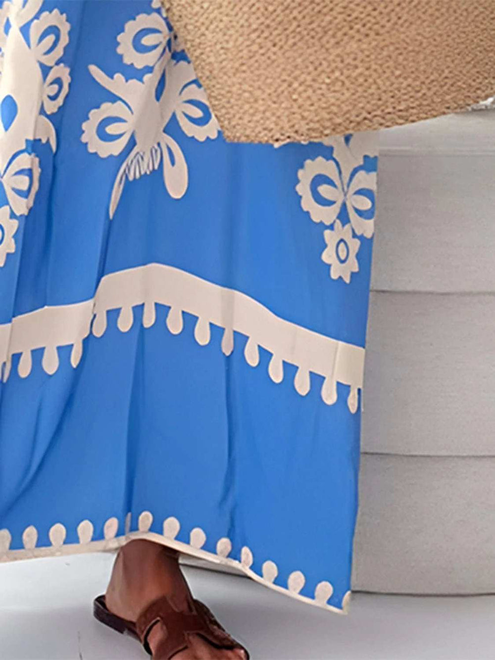 Printed Spaghetti Strap Sleeveless Maxi Dress - Trendsi - Flyclothing LLC