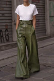 High Waist Wide Flare Pants - Trendsi - Flyclothing LLC