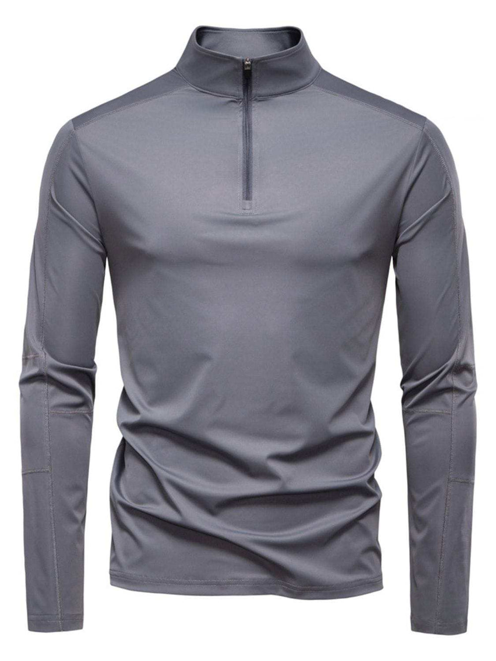 Men's Sun Protection Long Sleeve Half-Zip T-Shirt - Trendsi - Flyclothing LLC
