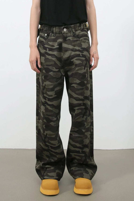 Men's Camouflage Jeans with Pockets - Trendsi - Flyclothing LLC