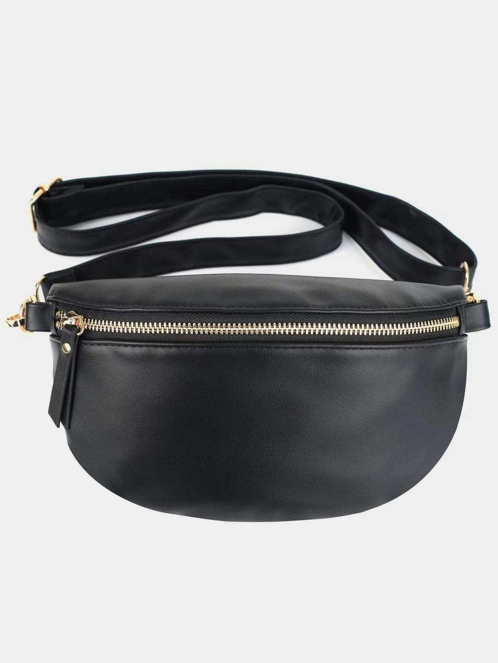 PU Leather Adjustable Strap Crossbody Bag - Trendsi - Flyclothing LLC