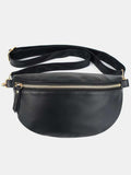 PU Leather Adjustable Strap Crossbody Bag - Trendsi - Flyclothing LLC
