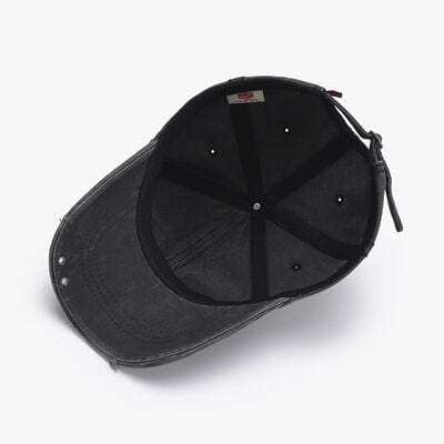 Embroidered Letter Cotton Baseball Cap - Trendsi - Flyclothing LLC