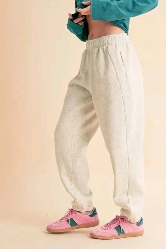 Aemi+Co Drawstring Elastic Waist Joggers - Trendsi - Flyclothing LLC