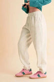 Aemi+Co Drawstring Elastic Waist Joggers - Trendsi - Flyclothing LLC