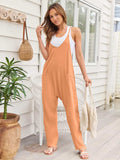 V-Neck Spaghetti Strap Jumpsuit - Trendsi - Flyclothing LLC