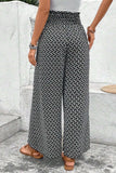 Slit Printed Wide leg Pants - Trendsi - Flyclothing LLC