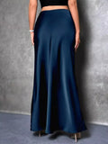 Satin Maxi Skirt - Trendsi - Flyclothing LLC