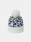 Leopard Hat with Pompom - Trendsi - Flyclothing LLC