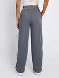 Elastic Waist Wide Leg Pants - Trendsi - Flyclothing LLC