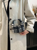 Fuzzy Polyester Mini Handbag with Zipper - Trendsi - Flyclothing LLC