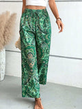 Printed Wide Leg Pants - Trendsi - Flyclothing LLC