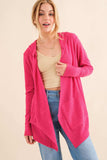 And The Why Full Size Thermal Hooded Open Front Cardigan with Pockets - Trendsi - Flyclothing LLC