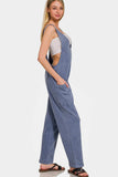 Zenana Pocketed Wide Strap Jumpsuit - Trendsi - Flyclothing LLC
