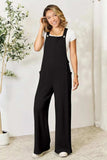 Double Take Full Size Wide Strap Overall with Pockets - Trendsi - Flyclothing LLC